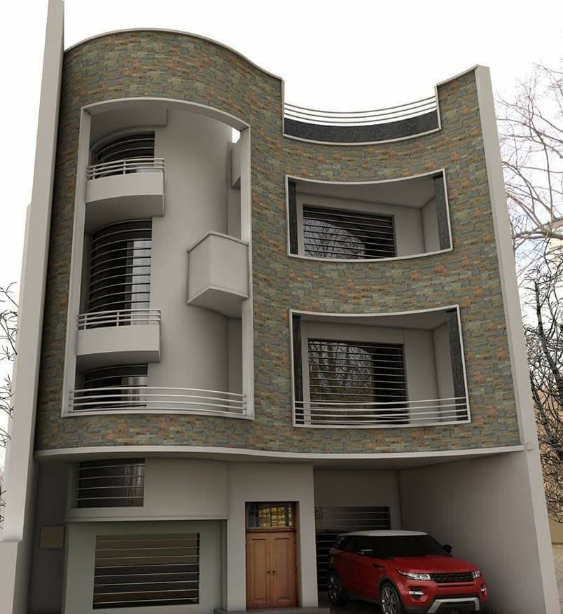 طراحی نمای ویلایی14